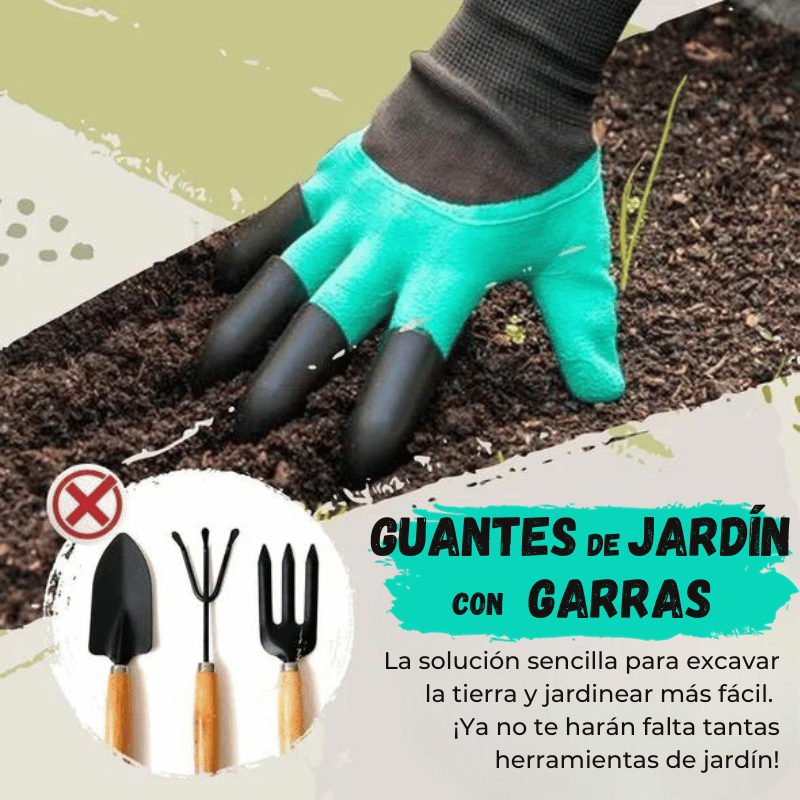 Pack de 5 Guantes de Jardín con Garras - 🔥Oferta Año Nuevo $20.000 descuento🔥