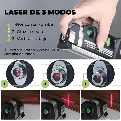 Metro / Huincha Nivel Laser Multifuncional Profesional